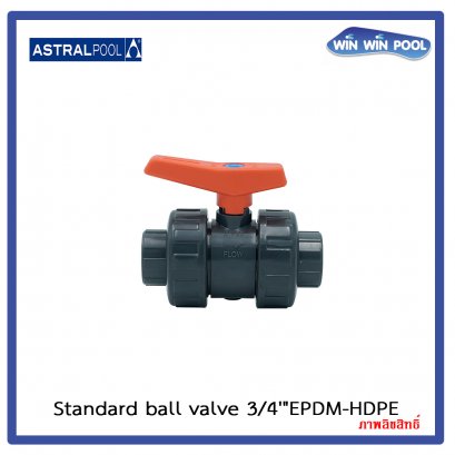 Standard ball valve 3/4&#039;&quot;EPDM-HDPE