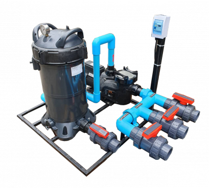 COmplete set 50Q Astral pool Zx 100 Cartride filter CTX400 1.5HP pump Control panel Ball valve