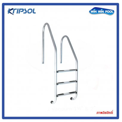 Standard Ladder 3 Steps AISI 304 (Model:PI 3.D) Kripsol