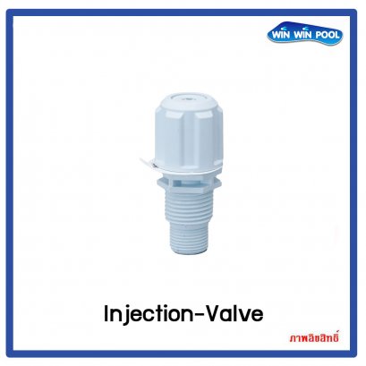 Injection Valve Chemicals dosing pump PVDF-T Seal FPM  ปั๊มเคมี สำหรับสาย 4x6 mm.