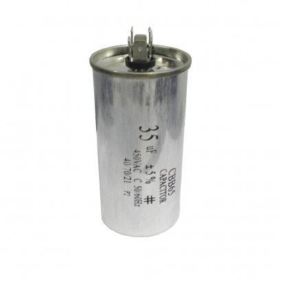 running Capacitor 35 UF CBB65คาปาซิเตอร์ มอเตอร์  ทนแรงดันสูงสุด 450V