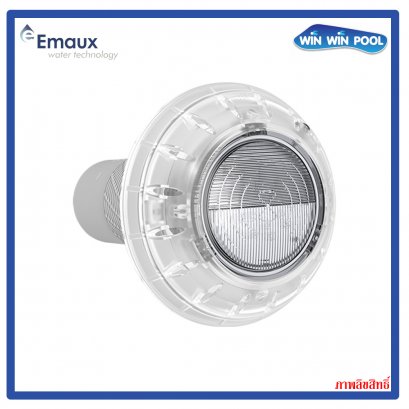 EMAUX” E-LumenX-TOPAZ   LED 13W/12V, RGB + Warm + Cool White, White Faceplate, For Fiberglass Pool