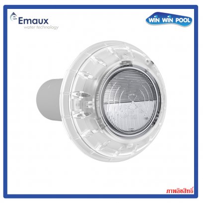 “EMAUX”E-LumenX-TOPAZ  LED 13W/12V, RGB + Warm + Cool White, White Faceplate, For Vinyl Pool