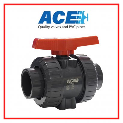 PLASTIC VALVES DN80(3&quot;)  VD02 PVC TRUE UNION BALL VALVE (BRAND: ACE)