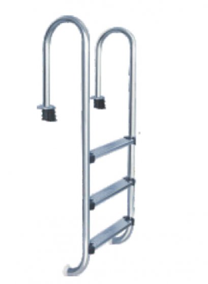 บันใดสระว่ายน้ำ รุ่น LD-AQ-11103  4 ขั้น สแตนเลส SS 304 แบบ Muro