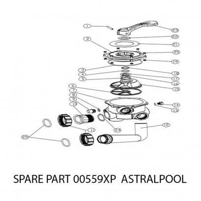 seal ring for valve lid For Multiport alve 00599XP