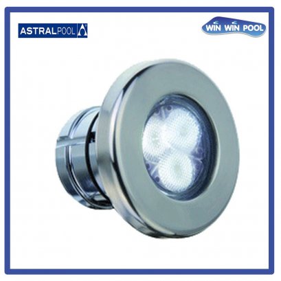 White Mini LED light w/o niche for concrete pools/ 4W       มินิ LED แสงขาว ขนาด 63 มม. หน้ากากสแตนเลส แบบสวมเบ้า ใช้ไฟ 12 VAC/ 4 วัตต์ (ไม่รวมเบ้า 06967)