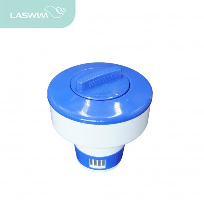 ทุ่นจ่ายคลอรีนแบบลอยน้ำ 3"  (Chemical dispenser for 3" tablets)  Laswim