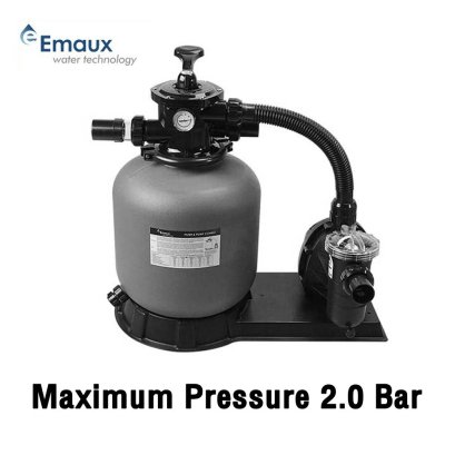 Emaux Filtration System FSP400-6W ชุดถังกรองพร้อมปั๊ม อัตราการกรอง 6.48 m3/h วาล์ว 1.5"