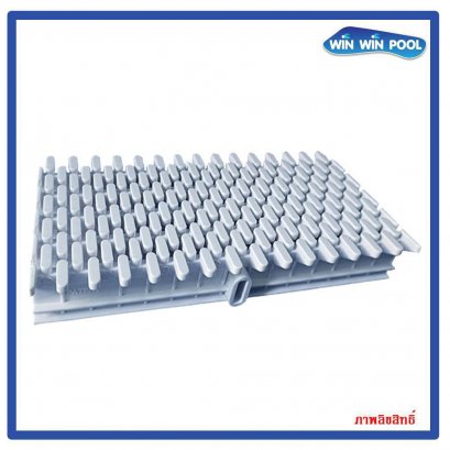 ตะแกรงน้ำล้น สี(ขาว) แบบ Wave Killer แกนเดี่ยว ความกว้าง 30 cm   ราคาต่อ 1 เมตร