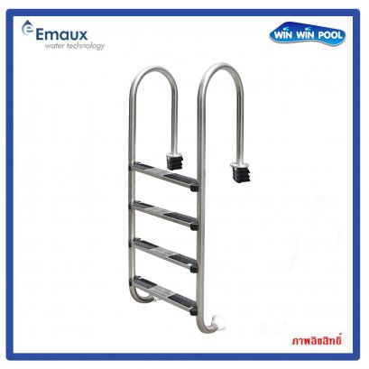Ladder  Stainless steel Steps 4 NMU415‐SR-316 Emaux  With Anti-slip pad