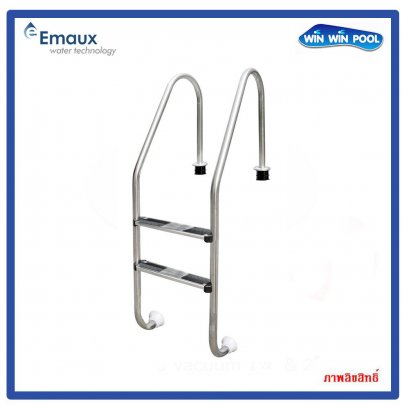 EMAUX NSL215  STAINLESS STEEL LADDER  316  S.S. Steps with Anti- Slip Pad