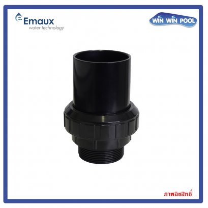 1.5&quot; Union Set with O-ring Black