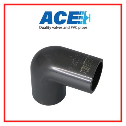 ข้องอ  90° 1.5" PVC ( ACE ELBOW 90°-WS B )