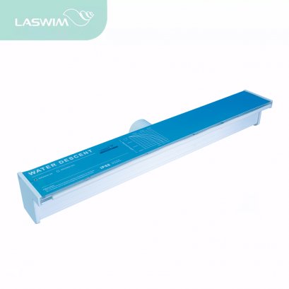 Water Descent  Laswim length 600mm/lip 25mm/1.5inch/without  LED light