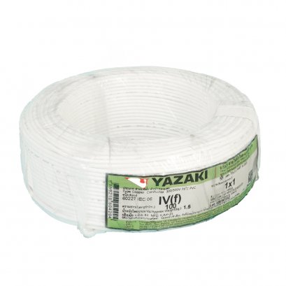 YAZAKI   VSF1CX1 สายไฟคอนโทรล 1x1 SQMM. IEC06 THW(f) VSF1X1-YA   ราคา/   เมตร