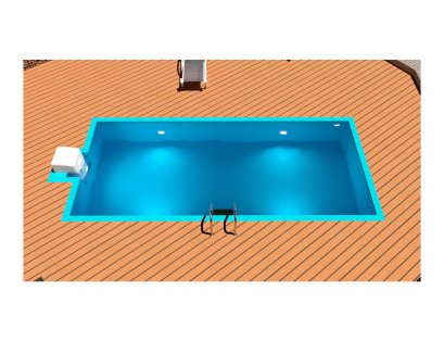 สระว่ายน้ำ Fiberglass ขนาด 2x4x1.2m ระบบไร้ท่อ อุปกรณ์งานระบบห้องเครื่อง ติดตั้งมาในชุด ( รับประกัน 10 ปี งานระบบรับประกัน 1 ปี) ราคาไม่รวมงานติดตั้ง  ลูกค้าสามารถติดตั้งเองได้ง่ายๆ ให้ Wiinwin pool เป็นพี่เลี้ยง