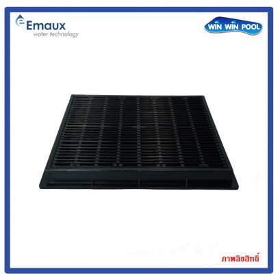 PSF-12-B สะดือสระสี่เหลี่ยม 12&quot;x12&quot; สีดำ FlowRate 300 Gpm.