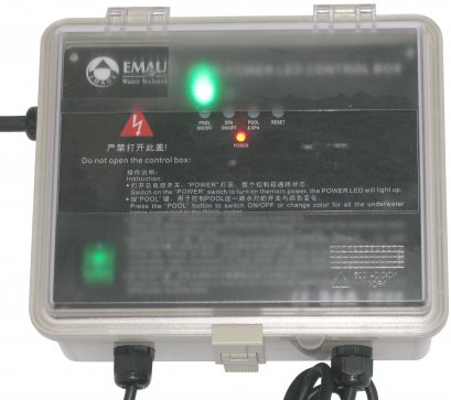 Installation of RGB underwater light control By Emaux