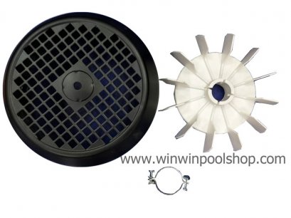 4405010384Fan + Cover Assembly 4.5 - 5.5 HP อะไหล่หมายเลข 30