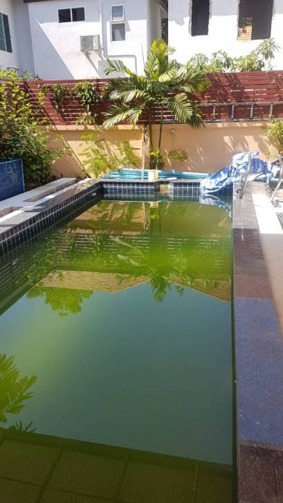 ปัญหาน้ำขุ่น น้ำมีฟอง ในสระว่ายน้ำ