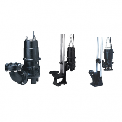 ปั๊มสูบน้ำเสีย Vortex Impeller TSURUMI  U Series