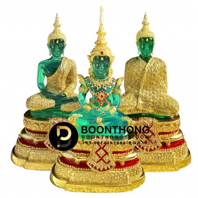 พระแก้วมรกต 5 นิ้ว ทองแท้ 24 K