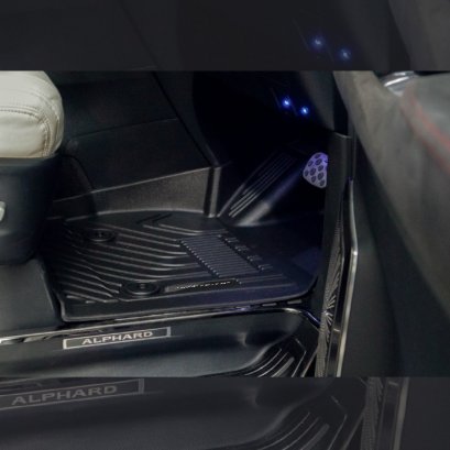 ถาดคู่หน้า 5D FLOOR MAT SILK BLAZE ALPHARD/VELLFIRE ถาดคู่หน้าอัลพาร์ด ถาดคู่หน้าเวลไฟร์ ถาดรองกันเลอะคู่หน้า ถาดคู่หน้า silkblaze ยางกันรอย แผ่นยางคู่หน้า Silk Blaze  floor mat TYPE II