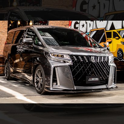 กระจังหน้า GODZILLA กระจังหน้าอัลพาร์ด กระจังหน้าอัลพาร์ด ของแต่งรถอัลพาร์ด กระจังgodzilla หน้ากระจังอัลพาร์ด