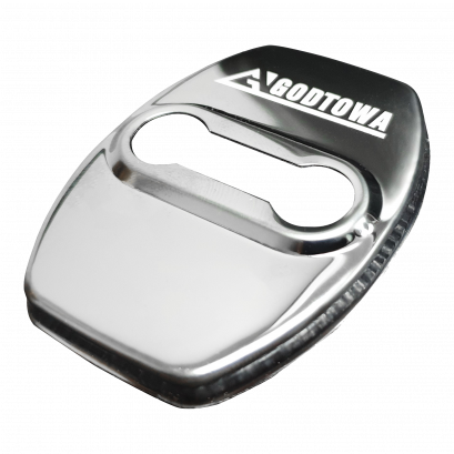 ฝาครอบกลอนประตู GODTOWA สแตนเลสสีรมดำ ฝาปิดรูน็อต ฝาครอบกลอนประตูสไลด์ สำหรับรถยนต์ อัลพาร์ด เวลไฟร์ ALPHARD/VELLFIRE 20 รุ่นปี 2008-2014 ,ALPHARD/VELLFIRE 30 รุ่นปี 2015-2021