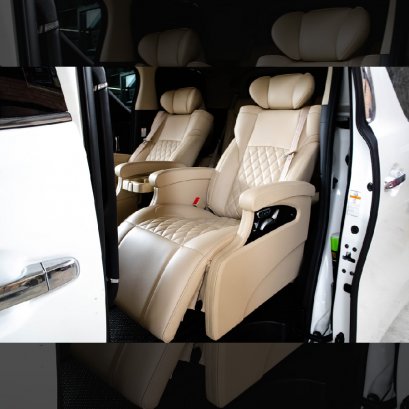 เบาะวี.ไอ.พี. VIP SEAT เบาะรถตรงรุ่นสำหรับ ALPHARD/VELLFIREทุกรุ่น เบาะอัลพาร์ด เบาะเวลไฟร์ ALPHARD VELLFRE SEAT