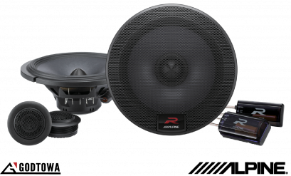 ลำโพง ALPINE R-S65 C ลำโพงอัลไพน์ ลำโพงสไตล์อาร์ ลำโพงติดรถอัลพาร์ด ลำโพงคุณภาพเสียง Hi-Res ลำโพงอาร์ซีรีย์ Alphard Vellfire speaker