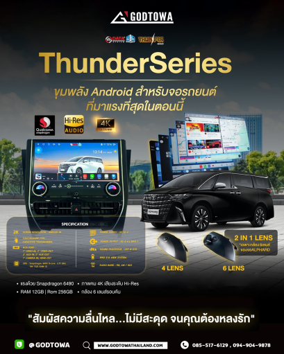 DECAR จอ Android 15.7” สำหรับ Alphard / Vellfire 30 Series พร้อมกล้อง 360 6 LEN(copy)