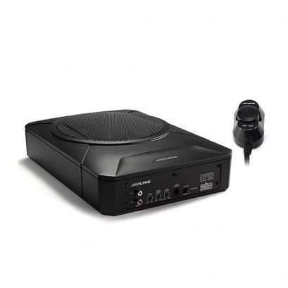 แอมอัลไพน์ติดรถอัลพาร์ด เวลไฟร์ ALPHARD VELLFIRE ซัฟวูฟเฟอร์ ALPINE PWE-S800 8-INCH 20CM POWERED SUBWOOFER BOX