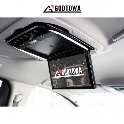 GODZILLA REAR FLIP DOWN MONITOR จอกลางอัลพาร์ด เวลไฟร์  จอติดรถยนต์อัลพาร์ด เวลไฟร์ Alphard Vellfire