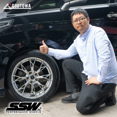 ล้อแมกซ์ แบรนด์ SSW Stamford S 389 สำหรับ Alphard / Vellfire 30 Max Wheel