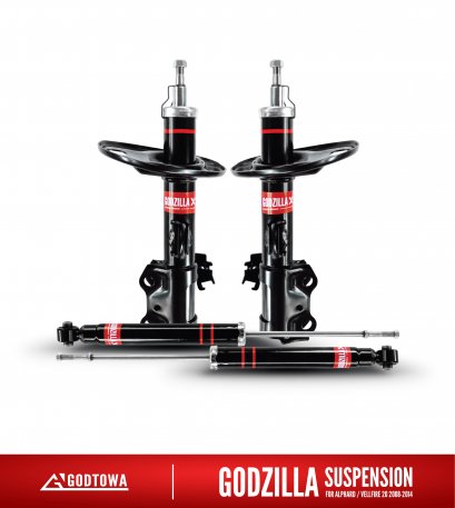 โช๊คอัพ GODZILLA ตรงรุ่นสำหรับอัลพาร์ด เวลไฟร์ A/V 20