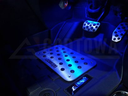 แผ่นกันลื่น GODTOWA คู่หน้าด้านคนขับ แผ่นกันลื่นคู่หน้า แผ่นกันลื่น ออกแบบ ตรงรุ่นสำหรับรถยนต์ ALPHARD/VELLFIRE 20 รุ่นปี 2008-2014 ALPHARD/VELLFIRE 30 รุ่นปี 2015-2021