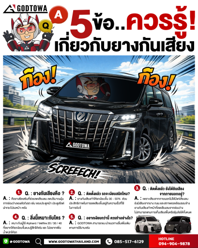 5 ข้อควรรู้เกี่ยวกับ ยางกันเสียง