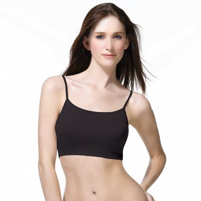 เสื้อสายเดี่ยวตัวสั้น Cherilon Intimate รหัส BSSL03 สีดำ