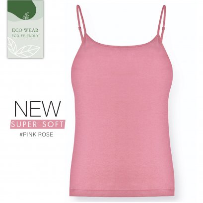 ECO WEAR เสื้อสายเดี่ยวบังทรง Cherilon Intimate สีชมพู #Pink Rose รหัส BSVRY1