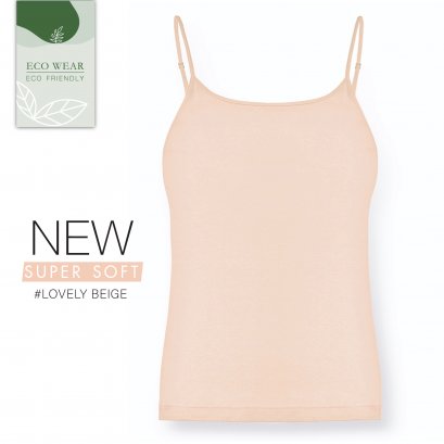 ECO WEAR เสื้อสายเดี่ยวบังทรง Cherilon Intimate สีเนื้อ #Lovely Beige รหัส BSVRY1