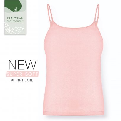ECO WEAR เสื้อสายเดี่ยวบังทรง Cherilon Intimate สีชมพู #Pink Pearl รหัส BSVRY1