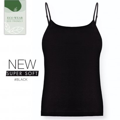 ECO WEAR เสื้อสายเดี่ยวบังทรง Cherilon Intimate สีดำ #Black รหัส BSVRY1