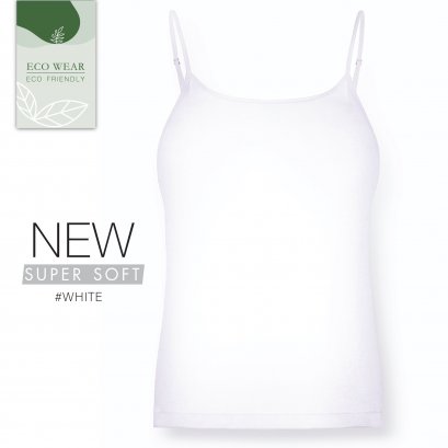 ECO WEAR เสื้อสายเดี่ยวบังทรง Cherilon Intimate สีขาว #White รหัส BSVRY1
