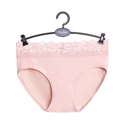 กางเกงในไร้ตะเข็บประดับลูกไม้ กางเกงในลูกไม้