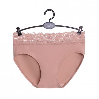 กางเกงในไร้ตะเข็บประดับลูกไม้ กางเกงในลูกไม้