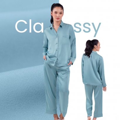 Cherilon Classy Collection ชุดนอนเชอรีล่อน ชุดนอนผ้าซาติน เชอรีล่อน ชุดนอนผู้หญิง ชุดนอนเข้าชุด ชุดนอนเดรสสั้น ชุดนอนเดรสยาว ชุดนอนกางเกงขาสั้น ชุดนอนกางเกงขายาว