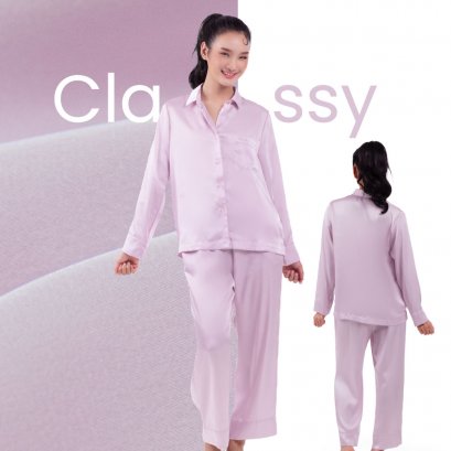 Cherilon Classy Collection ชุดนอนเชอรีล่อน ชุดนอนผ้าซาติน เชอรีล่อน ชุดนอนผู้หญิง ชุดนอนเข้าชุด ชุดนอนเดรสสั้น ชุดนอนเดรสยาว ชุดนอนกางเกงขาสั้น ชุดนอนกางเกงขายาว