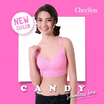 Candy Bra บราไร้ตะเข็บ สไตล์วัยรุ่น บราเชอรีล่อน